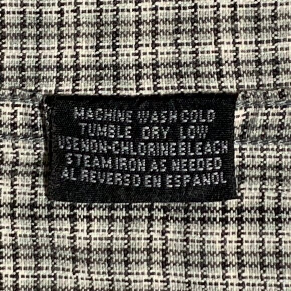 Windfall Mens XXL Gray Plaid Shirt Long Sleeve Button Down Collar Excellent - Picture 12 of 12